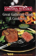 Omaha Steaks Great Gathering Recipe Cookbook Beef Pork Seafood Poultry Veggies 2