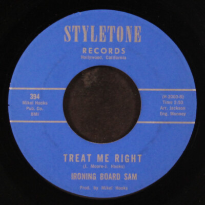 Ironing Board Sam / Little Boyd : Treat Me Right / Blau Hot Sommer Styletone