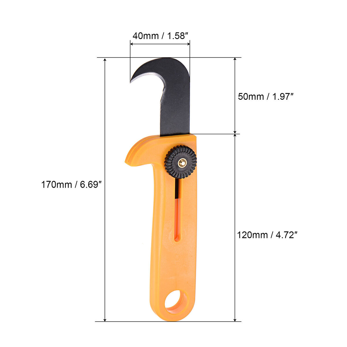 Retractable Utility Knife, Box Cutter Letter Opener Pocket Knives, Yellow