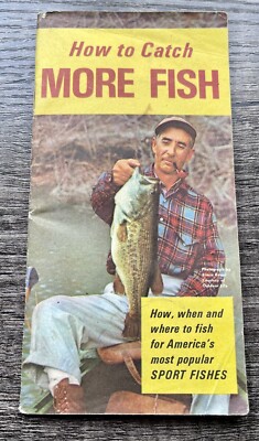 Vtg 1966 How to Catch More Fish Booklet Sport Fishes Tobacco Ad
