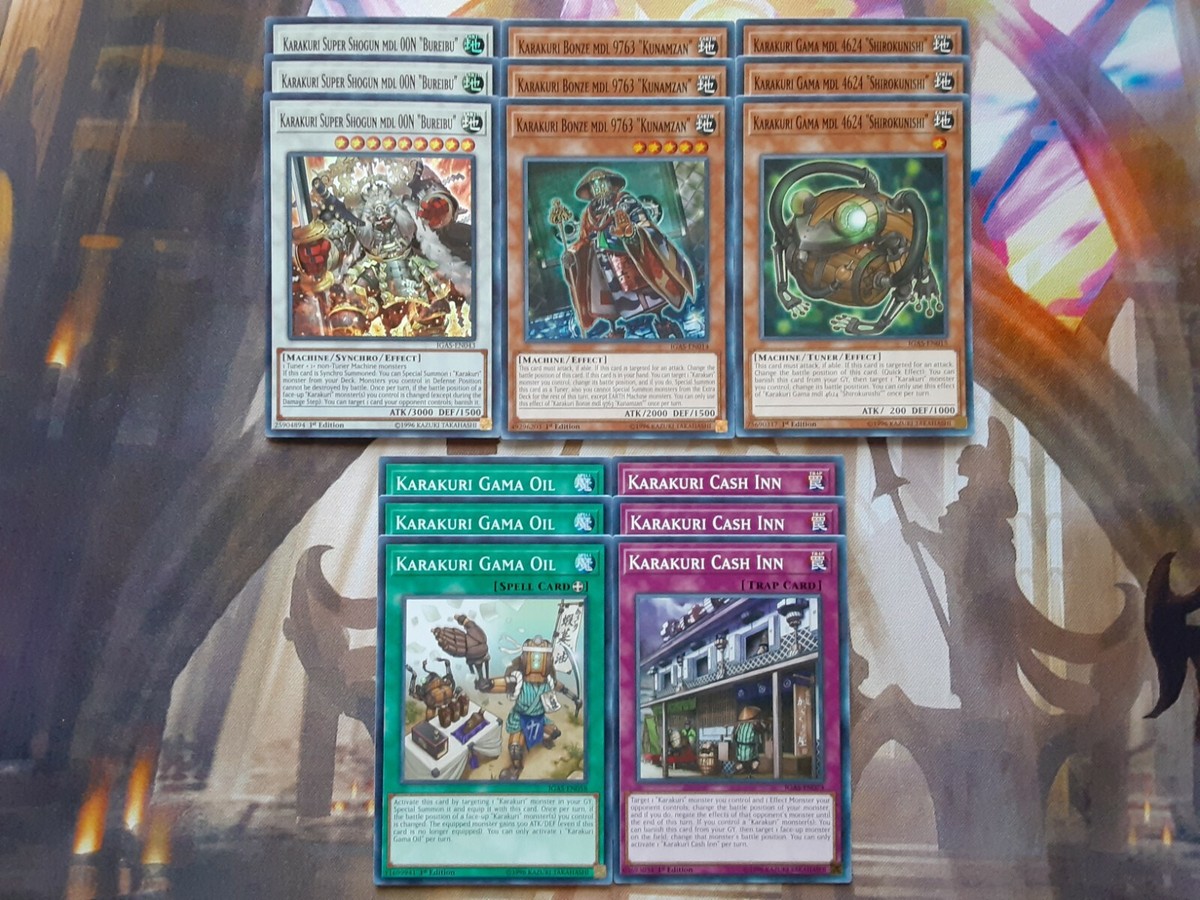 Yugioh Karakuri Deck Core 15 Card IGAS Karakuri Super Shogun MDL 00N  Bureibu NM