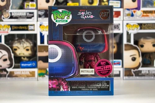 Funko Digital Pop! – Squid Game – Masked Worker (Metallic) #237