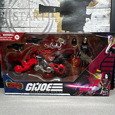 Hasbro G.I. Joe Classified Baroness w Cobra C.O.I.L. Motorcycle Playset