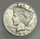1934-D Denver Mint Peace Dollar Very Fine Details Better Date