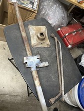 Vintage Car Bumper Jack With Base Two Tire Rods