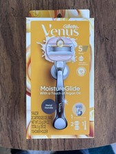 Maszynka do golenia damska z uchwytem wielokrotnego użytku, 2 wkłady na ostrza i uchwyt na prysznic