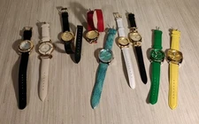 9 Isaac Mizrahi Live Watches *Need Batteries* Untested Various Colors/Styles