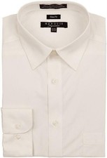 Marquis Men's Basic Slim Fit Dress Shirt