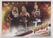 2019 Topps WWE Summerslam Rowdy Spotlight (Part 3) Ronda Rousey Alexa Bliss 9aj
