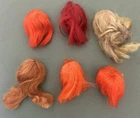 Lot Of Vintage Barbie Doll Color Magic Wigs