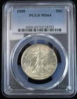 1939 Walking Liberty Half Dollar 50c- PCGS MS 64