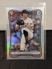2026 Bowman Chrome Cam Schlittler Red RC Logo SP Rookie Yankees Refractor #53