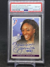 2012 Rittenhouse WNBA Nnemkadi Ogwumike Wearing Suit Auto Autograph PSA 8 Rookie