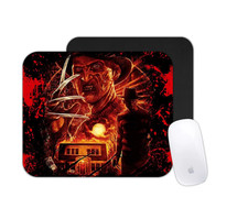 Horror Slasher Cartoon Mouse Pad  Dark Nightmare Desk Mat  Custom Scary Gift