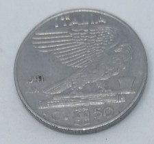 Italy 50 Centesimi coin 1941 eagle
