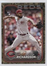 2024 Topps Series 2 Memorial Day Camo 12/25 Lyon Richardson #517 2a5