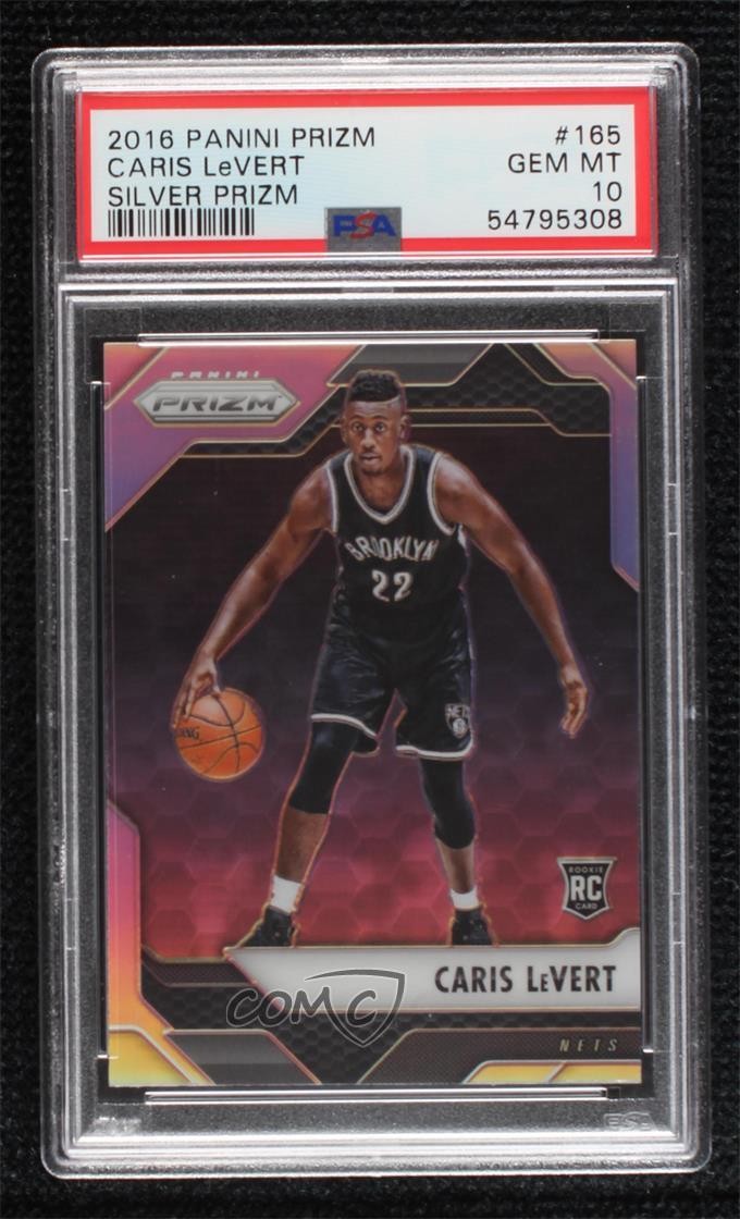 2016-17 Panini Prizm Silver Prizm Caris LeVert #165 PSA 10 GEM MT Rookie RC r5u