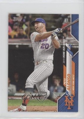 2020 Topps Mini Update Series Home Run Derby Blue 2/10 Pete Alonso #U-148 11j4