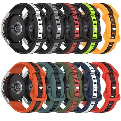 Silicone Wrist Watch Band Strap For Samsung Galaxy Watch 4 5 5 Pro 3 4 Classic