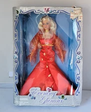 Evening Glamour Chic Boutique Doll Design Haute Couture outfit 2003 Red Grown