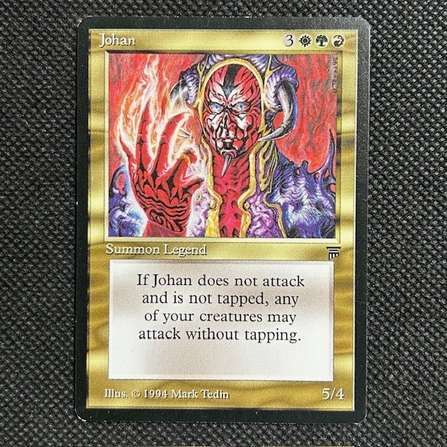 1994 MTG Magic The Gathering Legends English Johan Rare NM Unplayed