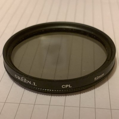 52mm Circular Polarizing CPL C-PL Filter for Canon Nikon