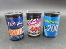 3 - VTG PhotoWorks 200  400 Color Print Film 35mm Process C-41 SEALED EXPIRED 