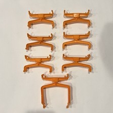 Vintage Aurora AFX HO Scale Track Trestle Bridge Supports And Extensions 7 Pcs
