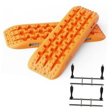 Recovery Traction Boards, 2PCS  Mounting Kit, Reinforced Off Road Orange