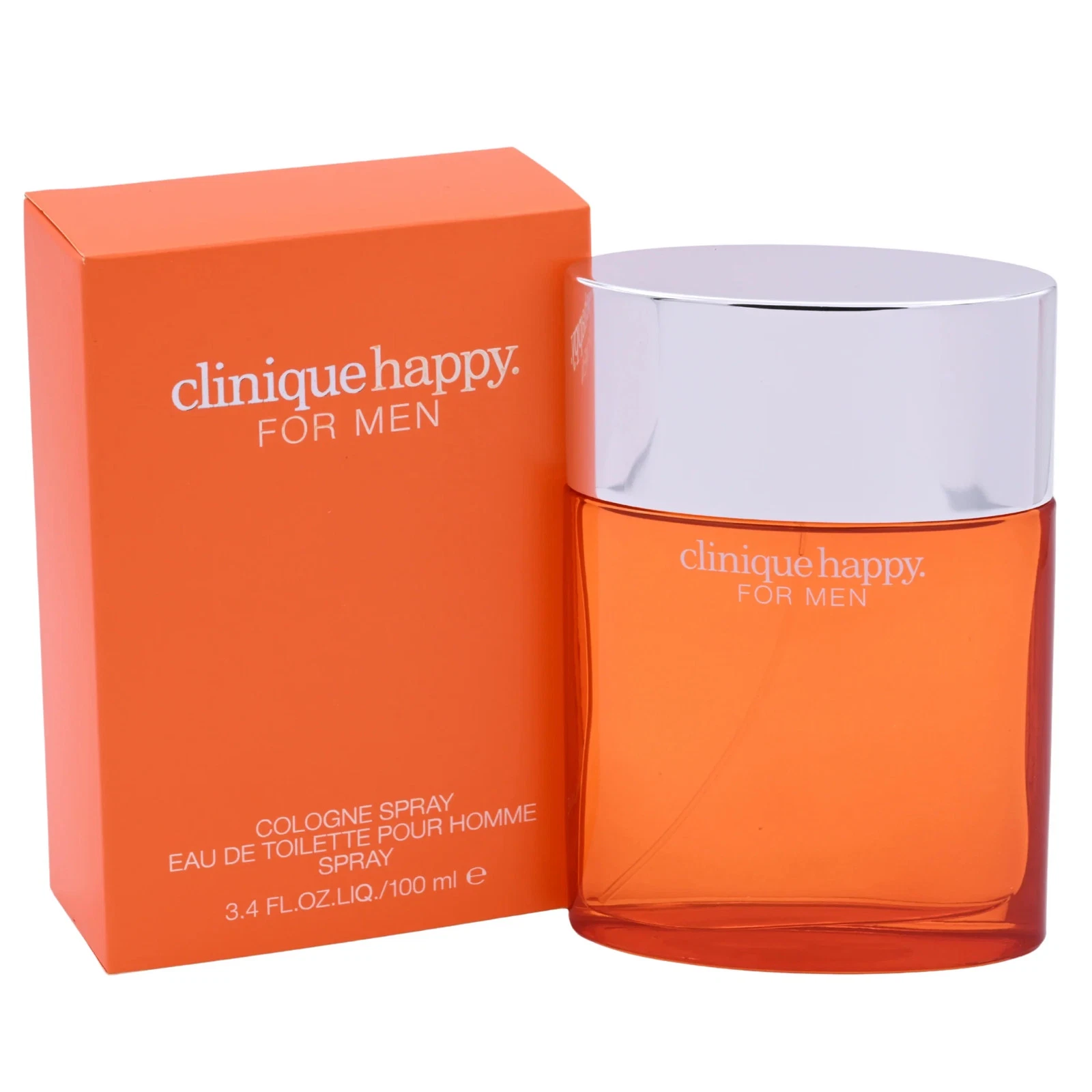 CLINIQUE HAPPY Pour Homme Cologne edt for Men 3.4 oz 3.3 New in Box Review