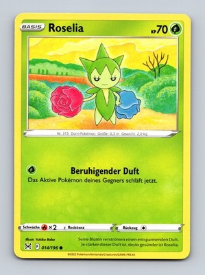 TCG Pokemon Karte Deutsch Roselia 014/196