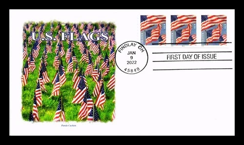 US COVER PANDA CACHETS FIRST DAY OF ISSUE UNITED STATE FLAGS FOREVER STAMPS