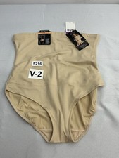 Womans Maidenform High Waist Tummy Control Brief 2 XL Beige Firm Control NWT