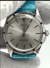 eLive- Rolex Oyster Perpetual 34mm Silver Dial Vookum Strap 1007 - 1969