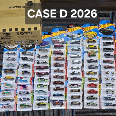 HOT WHEELS MAINLINE CASE D 2026 READY STOCK - CHOOSE MODEL