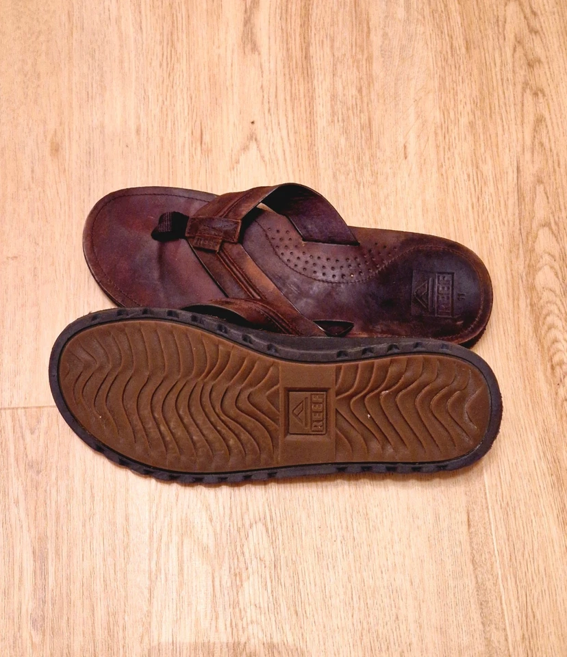 REEF J-Bay III Leder Flip Flops Gr.11 Herren - Bild 4 von 4