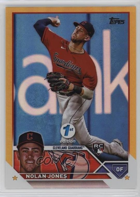 2023 Topps Series 1 1st Edition Gold Foil Nolan Jones #129 18gt