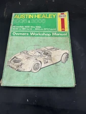 Austin Healey 100/6 & 3000 all models 1956 through 1968 Owners Manual Haynes