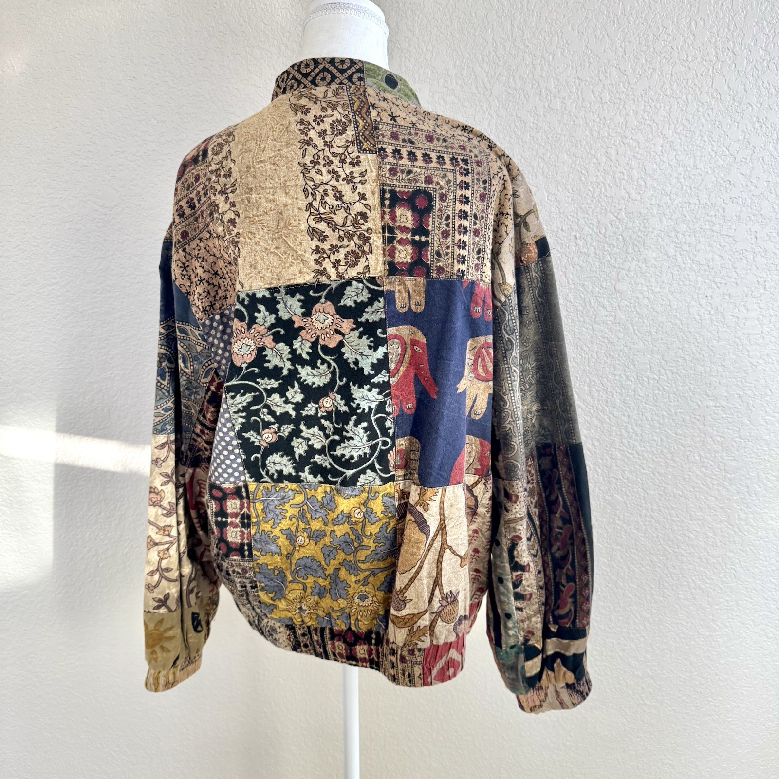 Sacred Threads Patchwork Jacket M/L Boho Festival… - image 7