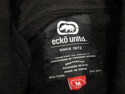 Ecko Unltd Hoodie Black Size medium Sweatshirt ~ 10525 | eBay