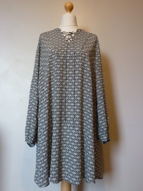 h&m viscose dress