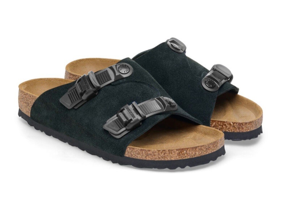 BIRKENSTOCK Zurich Black スエード サンダル 24cm