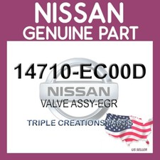 Genuine 05-10 Nissan Pathfinder R51 YD25 2.5 Navara D40 Egr Valve 14710-EC00D