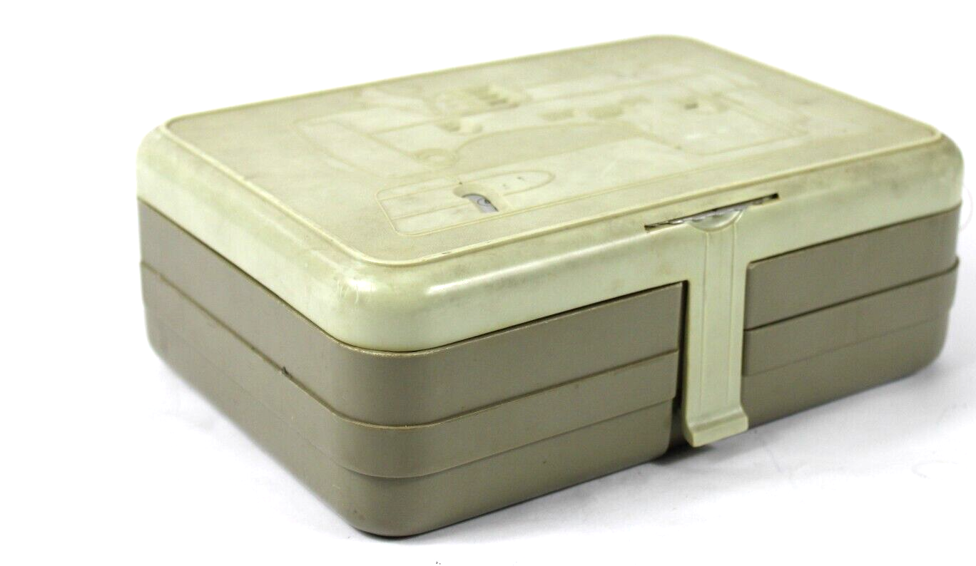 Vintage Necchi Sewing Machine Accessories Cams Attachment Feet Box Parts Genuine eBay