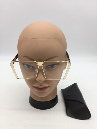 Gucci Fashion Gold Eyeglasses Optical Frame 52-16-145