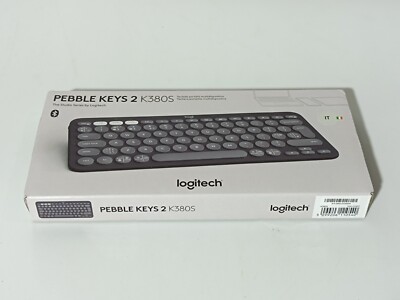 Logitech Pebble Keys 2 K380s Tastatur QWERTY Italienisch -Graphit /B-Ware _0.5_5