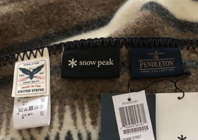 Snow Peak - 新品 snow peak×PENDLETON Muchacho Blanket Snow Peak × PENDLETON collaboration SP×PENDLETON Muchacho