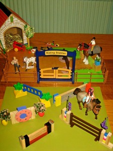 schleich horse jumps