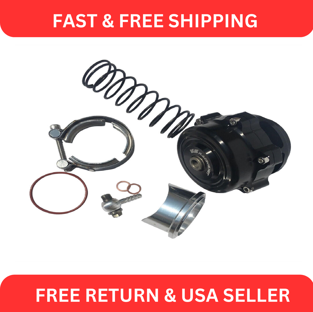 VS Racing VSR50BOV Blow Off Valve, 50MM, Setup For Low Vac Setups