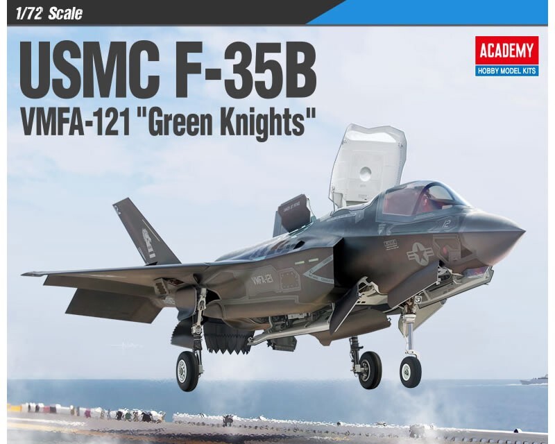 Academy USMC Lockheed Martin F-35B VMFA-121 Green Knights 1:72 12569 modellismo